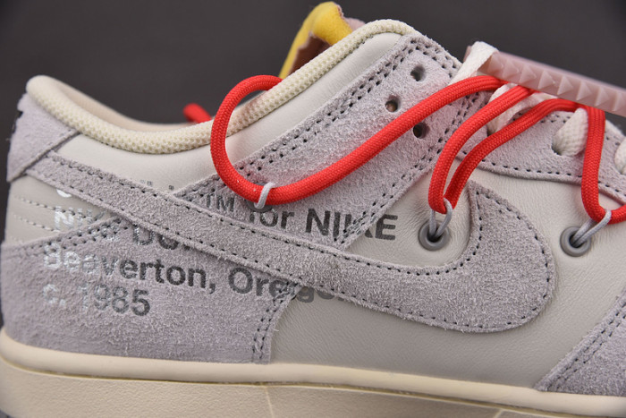 o-w x dunk low “33 of 50” dj0950-118