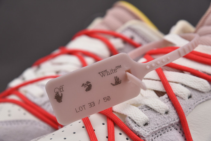 o-w x dunk low “33 of 50” dj0950-118