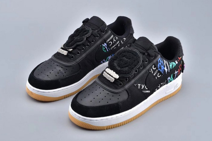 travis scott x nike air force 1 astroworld black cn2405 901