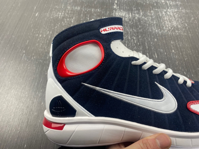 nike air zoom huarache 2k4 navy white red-308475-400