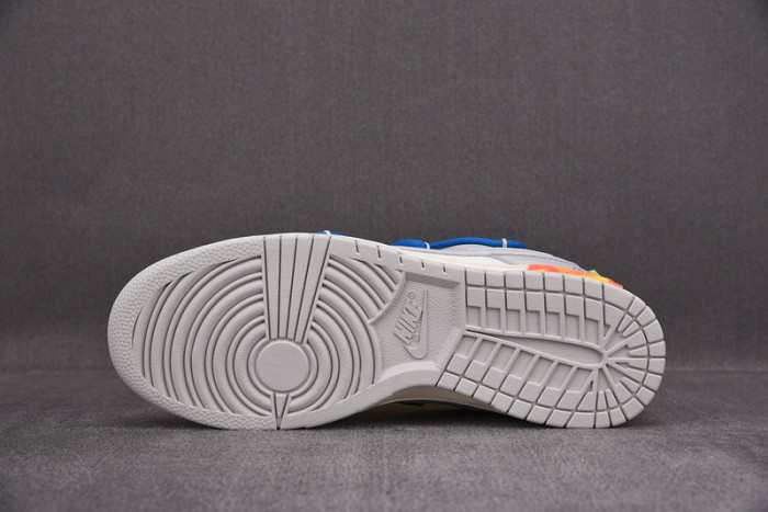 o-w x dunk low “10 of 50” dm1602-112