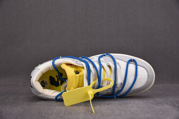 o-w x dunk low “10 of 50” dm1602-112