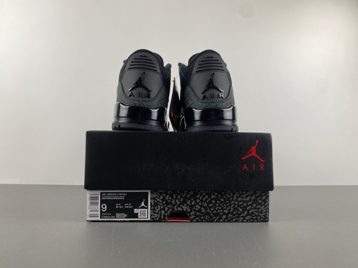 Air Jordan 3 “Black Cat”-CT8532-001