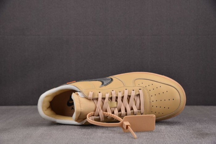 NK Air Force 1 Low Off-White Sesame- FD6900-200