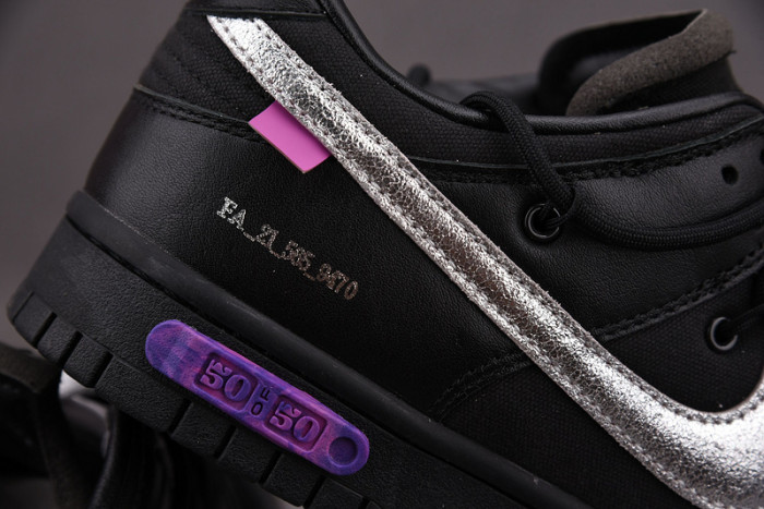 o-w x dunk low “50 of 50” dm1602-001