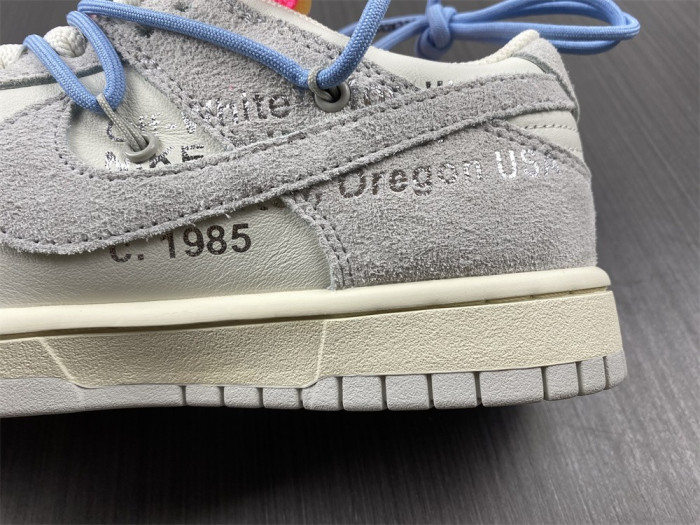 o-w x dunk low “38 of 50” dj0950-113