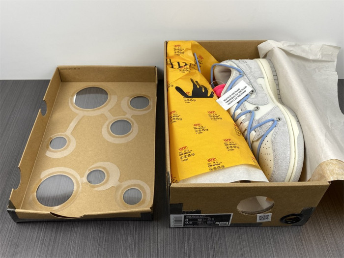 o-w x dunk low “38 of 50” dj0950-113