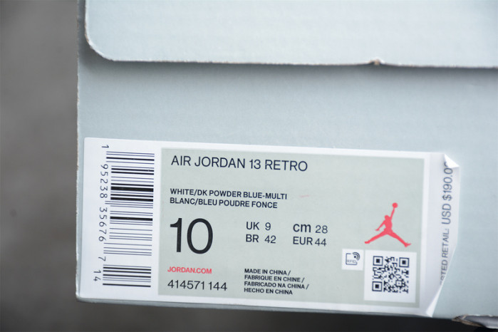 air jordan 13 “dark powder blue ” 414571-144