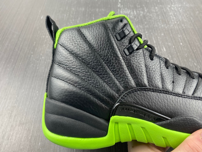 air jordan 12 black/green