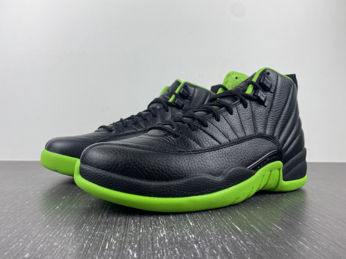 air jordan 12 black/green