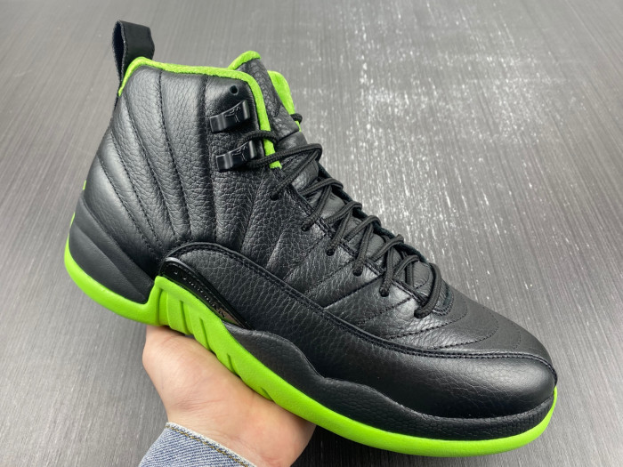 air jordan 12 black/green