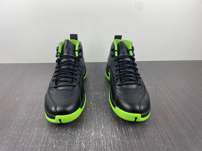 air jordan 12 black/green