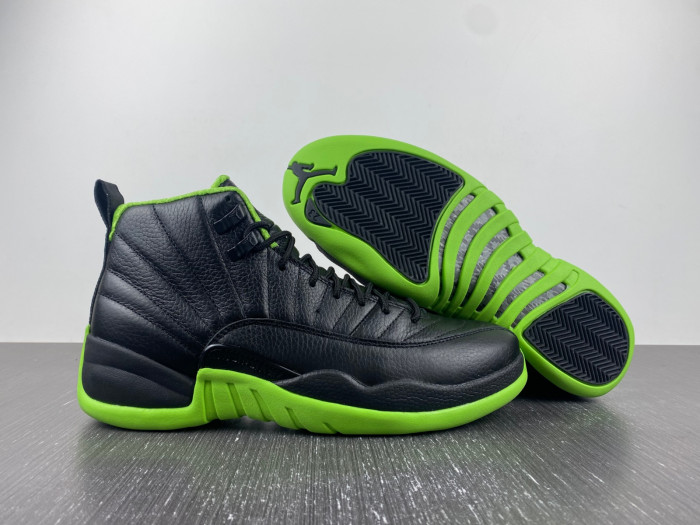 air jordan 12 black/green