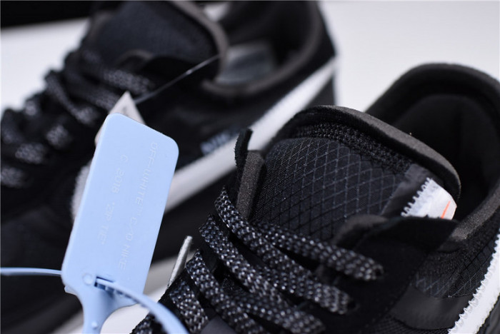 o-w nike air force 1 low black ao4606-001