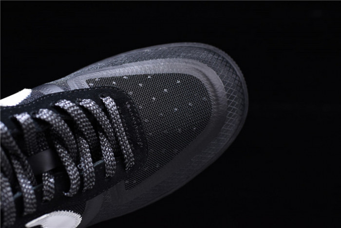 o-w nike air force 1 low black ao4606-001