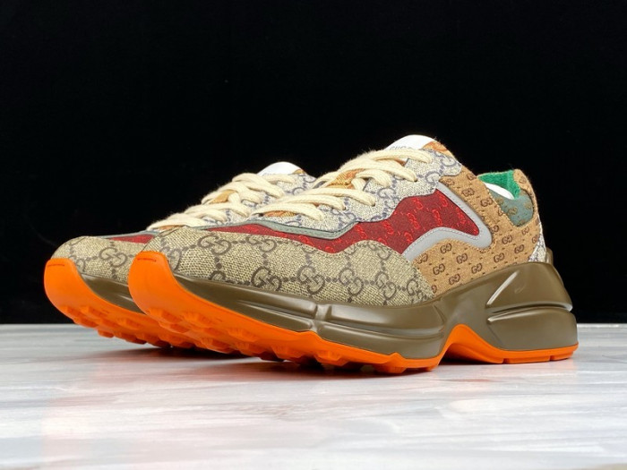 g**i rhyton vintage trainer sneaker 576969 drw00 9522