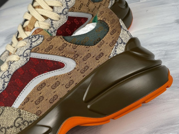 g**i rhyton vintage trainer sneaker 576969 drw00 9522