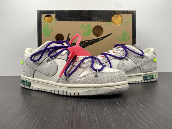 nike dunk low off-white lot 15- dj0950-101