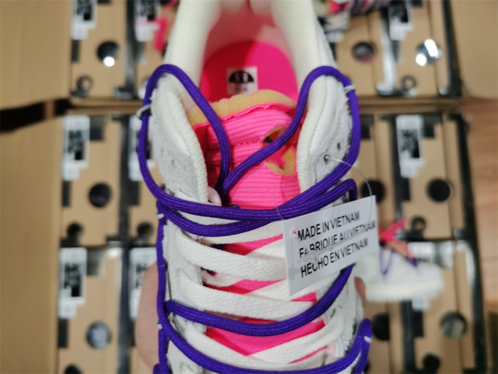 nike dunk low off-white lot 15- dj0950-101