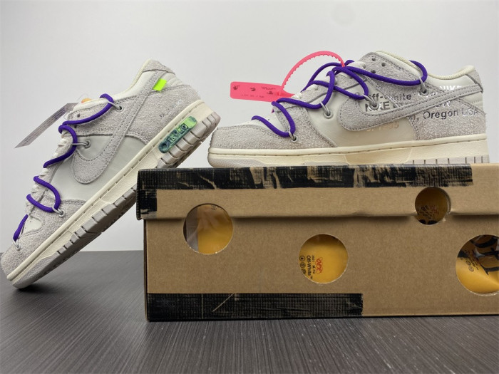 nike dunk low off-white lot 15- dj0950-101