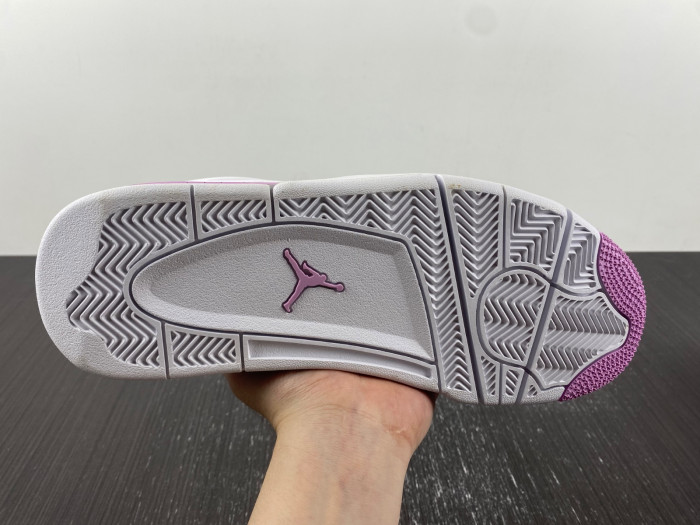 air jordan 4 white and pink