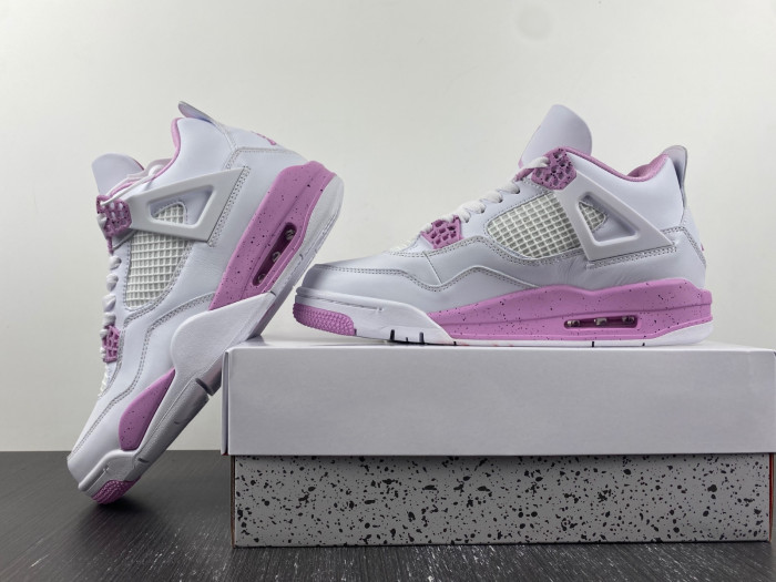 air jordan 4 white and pink