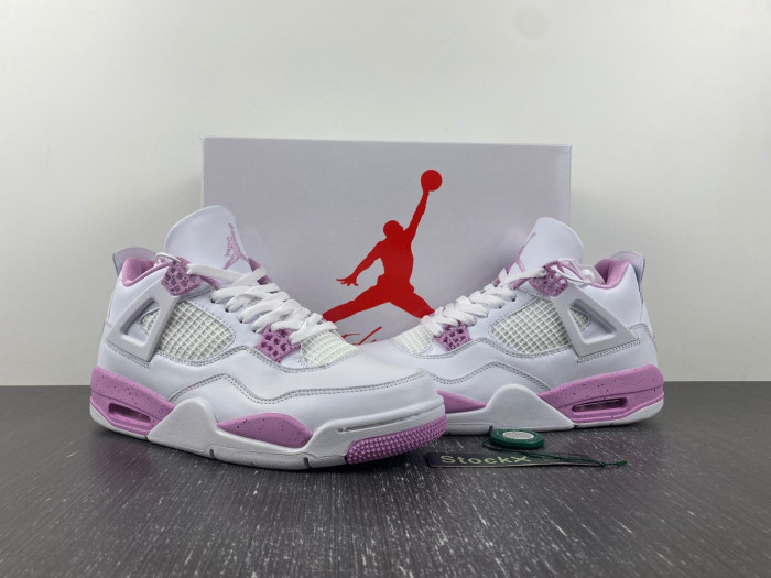 air jordan 4 white and pink