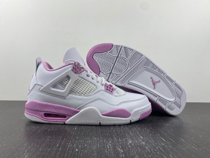 air jordan 4 white and pink