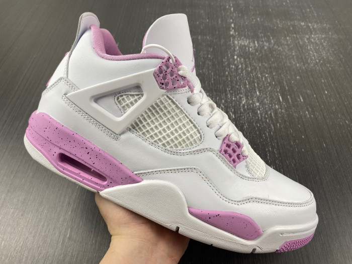 air jordan 4 white and pink