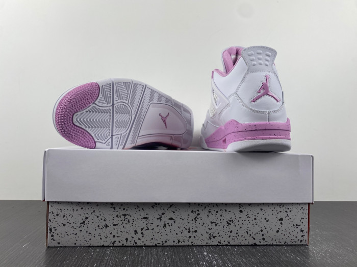 air jordan 4 white and pink