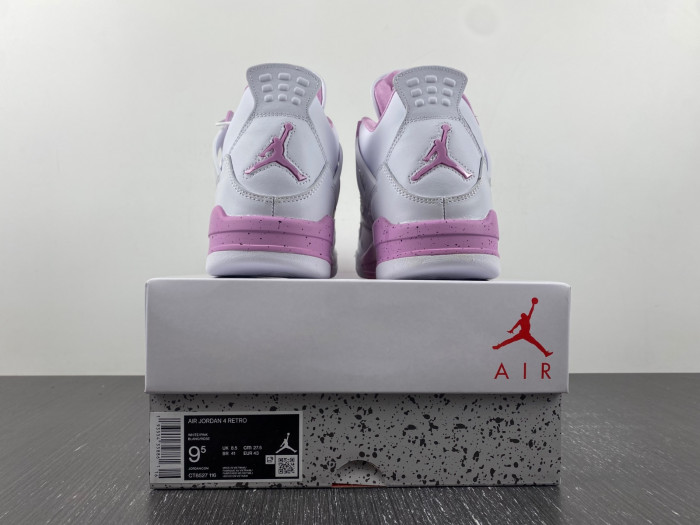 air jordan 4 white and pink