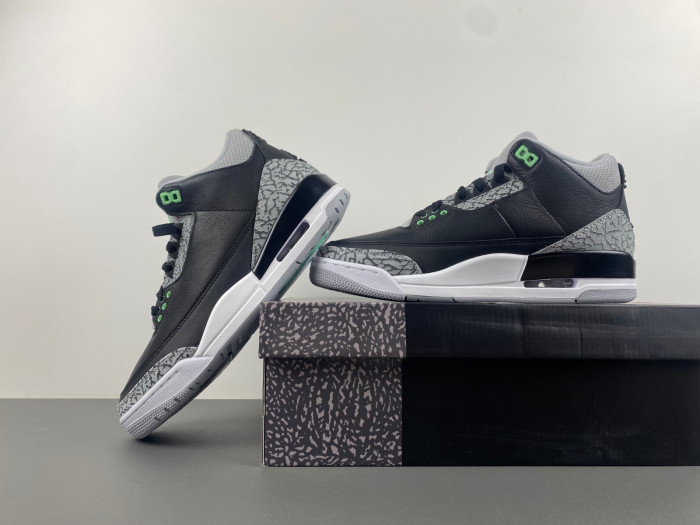 jordan 3 retro green glow-ct8532-031