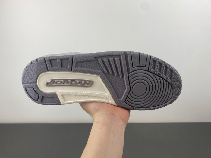 Air Jordan 3 “Sail/Metallic Silver-CK9246-100