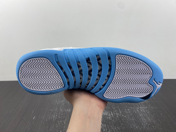 jordan 12 retro white university blue-308243-14