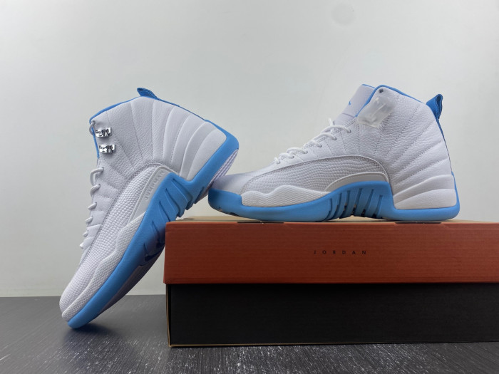 jordan 12 retro white university blue-308243-14