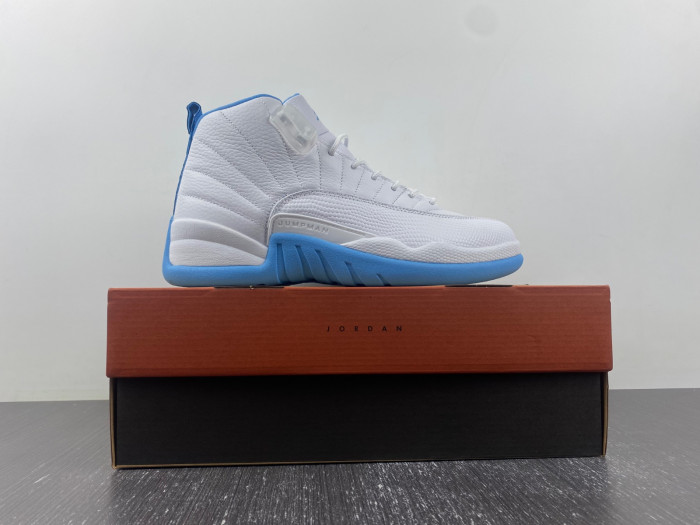 jordan 12 retro white university blue-308243-14