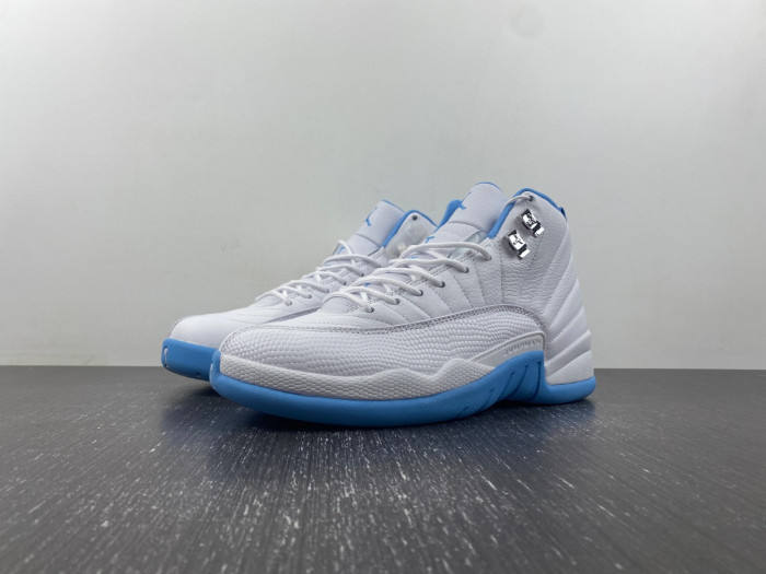 jordan 12 retro white university blue-308243-14