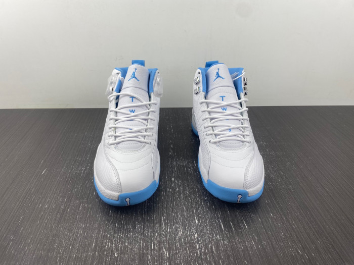 jordan 12 retro white university blue-308243-14