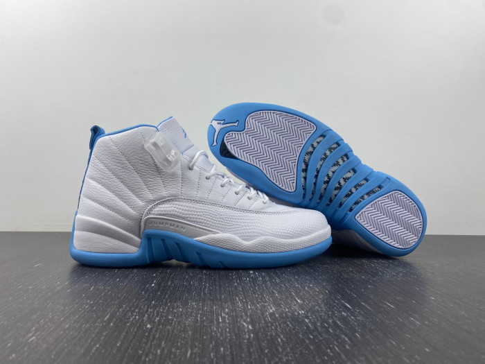 jordan 12 retro white university blue-308243-14