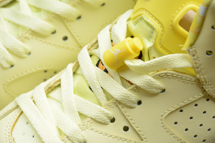 air jordan 6 retro dynamic yellow floral (gs) 543390-800