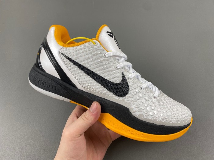 kobe 6 protro playoff pack white del sol-cw2190-100