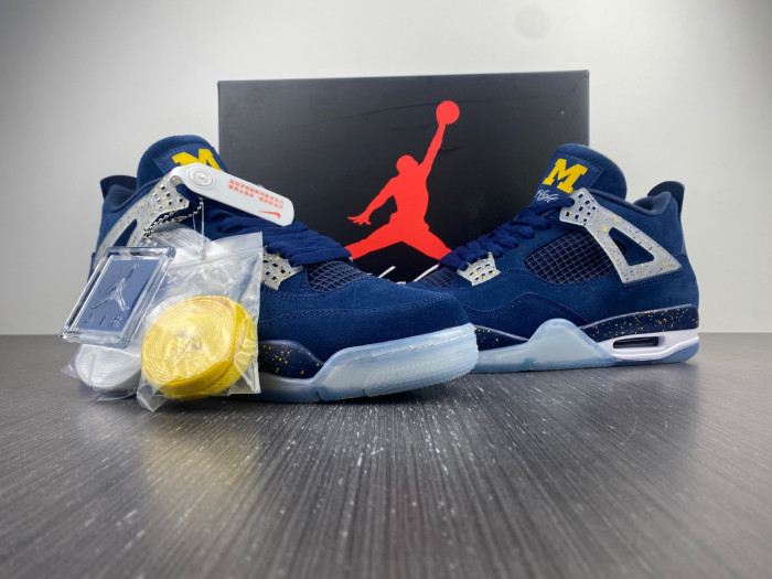 jordan 4 retro michigan (pe)-aj4-1036660