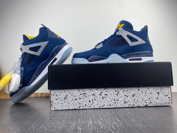 jordan 4 retro michigan (pe)-aj4-1036660