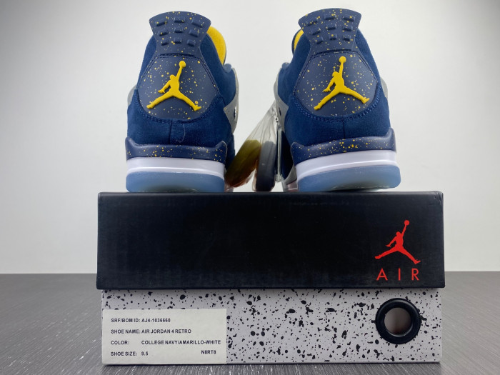 jordan 4 retro michigan (pe)-aj4-1036660
