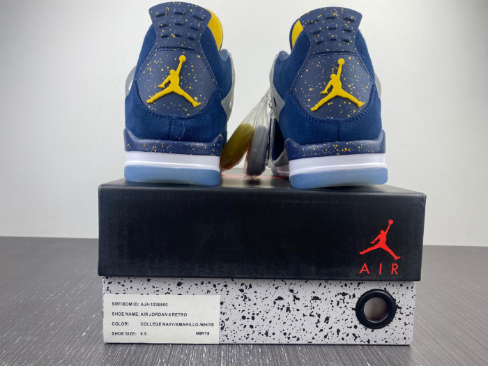 jordan 4 retro michigan (pe)-aj4-1036660