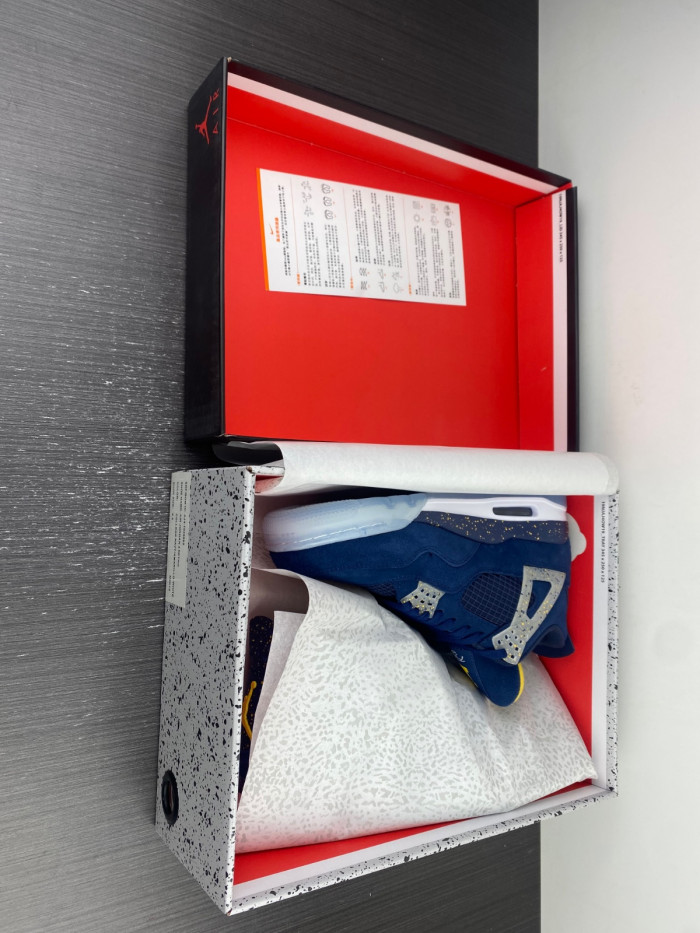 jordan 4 retro michigan (pe)-aj4-1036660