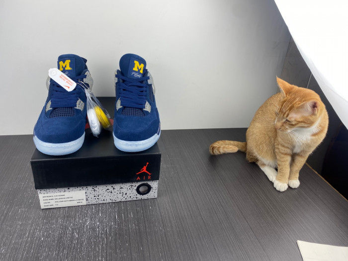 jordan 4 retro michigan (pe)-aj4-1036660