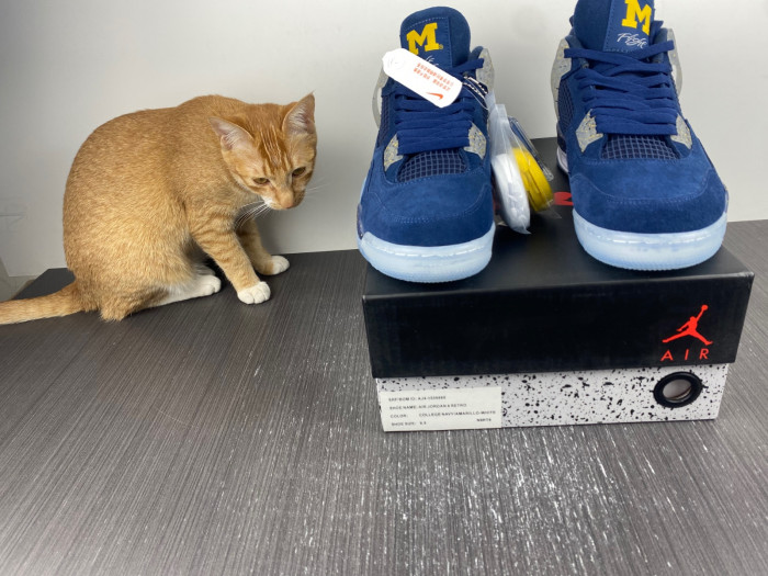 jordan 4 retro michigan (pe)-aj4-1036660